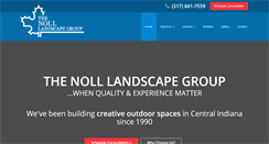 Desktop Screenshot of nolllandscape.com