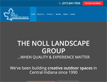 Tablet Screenshot of nolllandscape.com